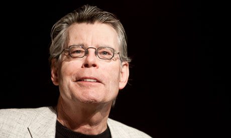 Author Stephen King at a press event to unveil the Kindle 2