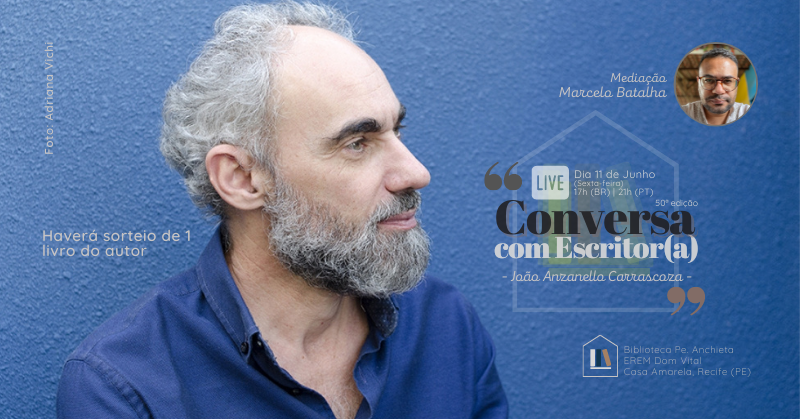 Conversa com Escritor(a), com João Anzanello Carrascoza - Sympla