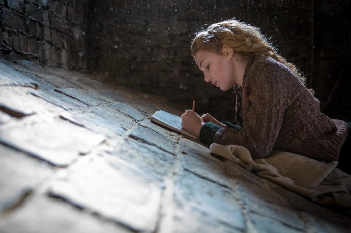 sophie nelisse as THE BOOK THIEF