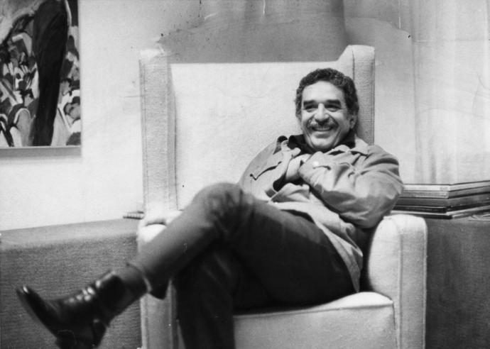 Gabriel Garcia Marquez, the Colombian writer and political activist, in Mexico City in 1976.
